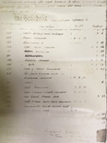 Undated Schedule Garrett, Richard