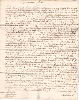 Mrs Berry's Will 20 Feb 1747 p1